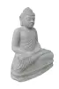 Artikelbild 2 des Artikels “Sitzender Buddha aus Flussstein 50cm Höhe. “